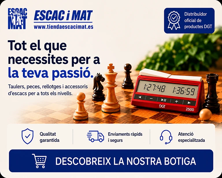 Botiga EscaciMat tot el que necessites per a jugar a escacs