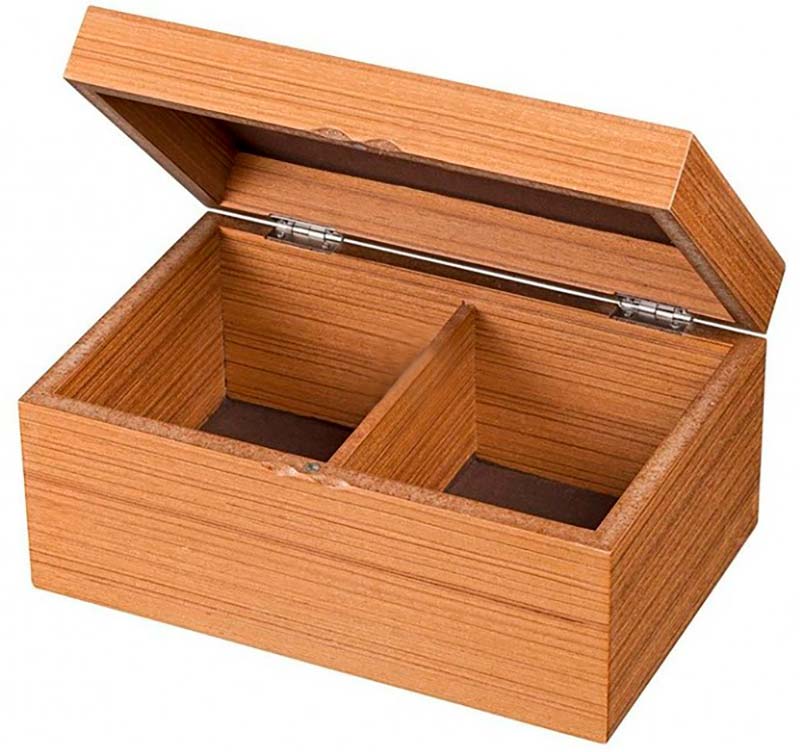 Caja de madera grande para piezas de ajedrez