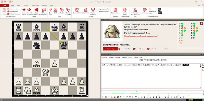 Fritz 21 simulación de estilos de juego