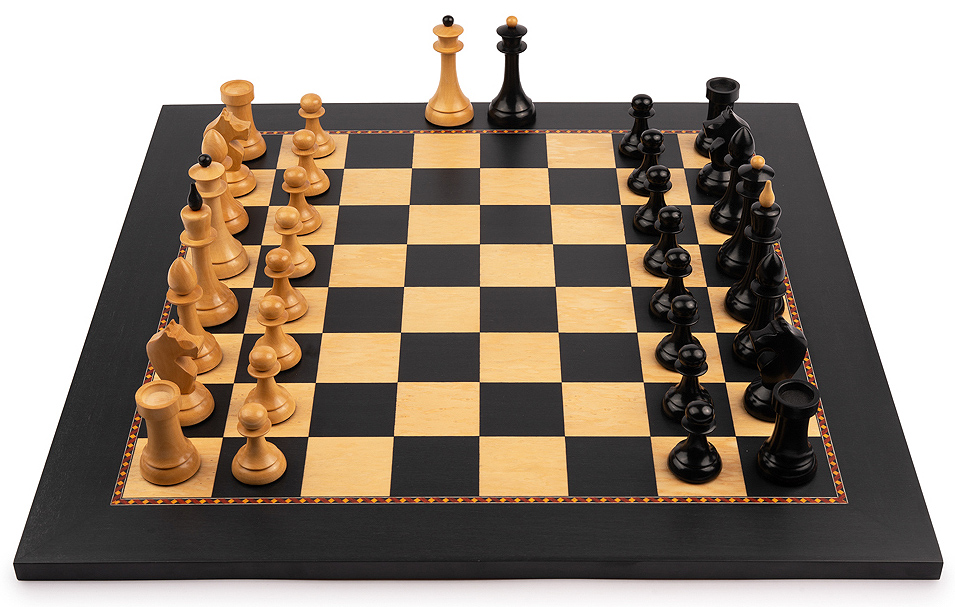 Set Oficial Gambito de Dama Deluxe con tablero y piezas