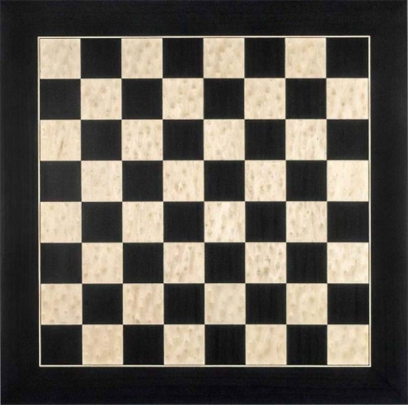 19.7” wooden chess board Belgrad with coordinates